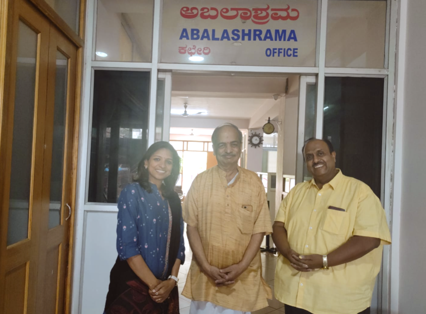 BFL Directors Visiting Ablashrama, Bangalore